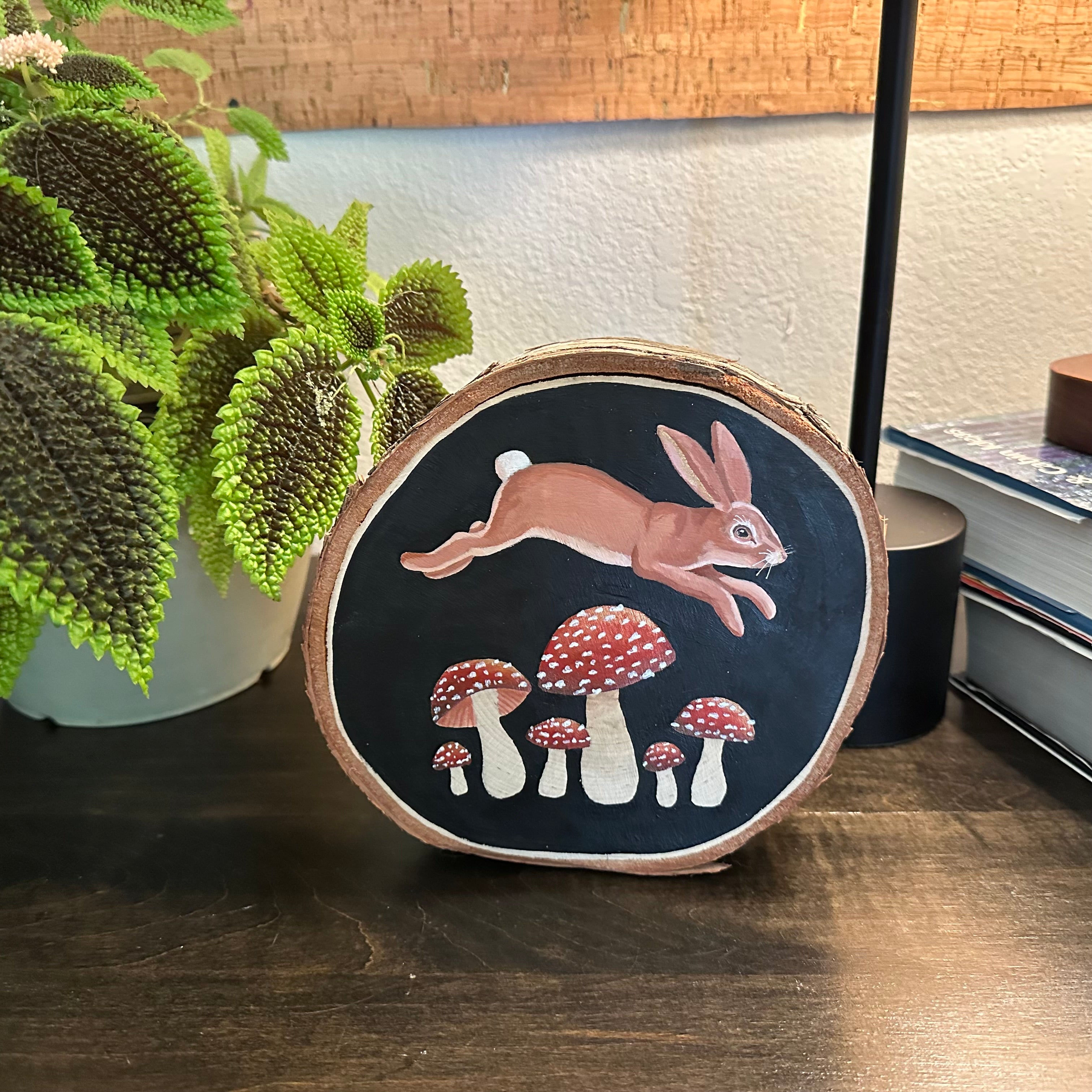 Bunny & Mushrooms